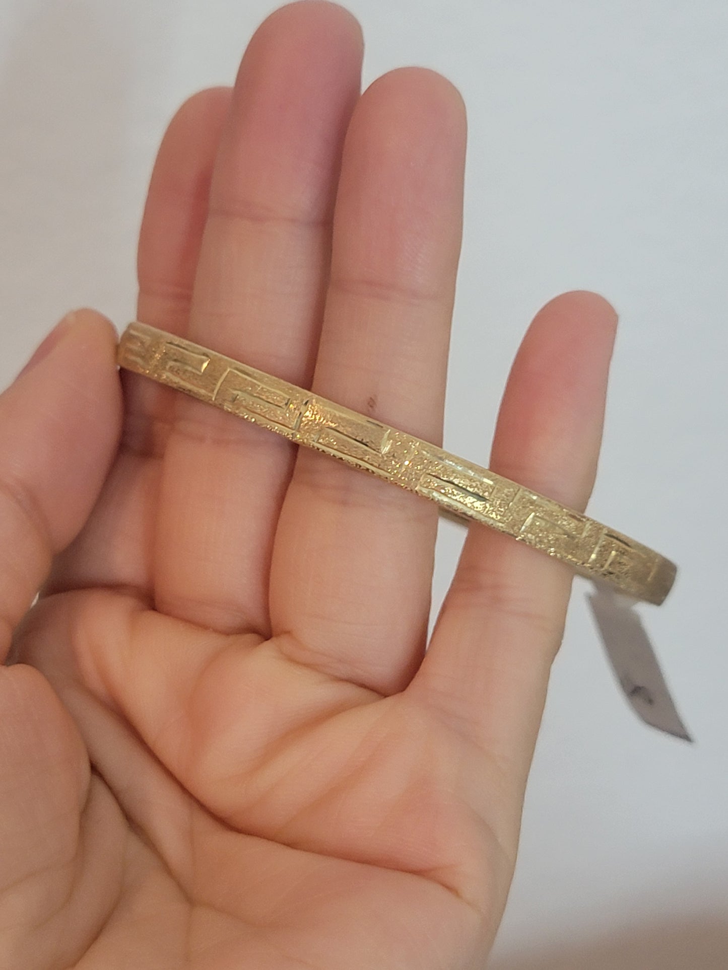 Bangle size 8 14k