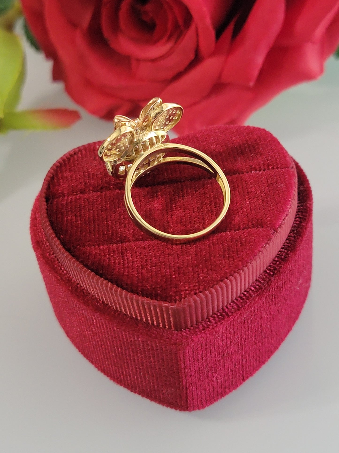 Anillo 7.5  oro 14k