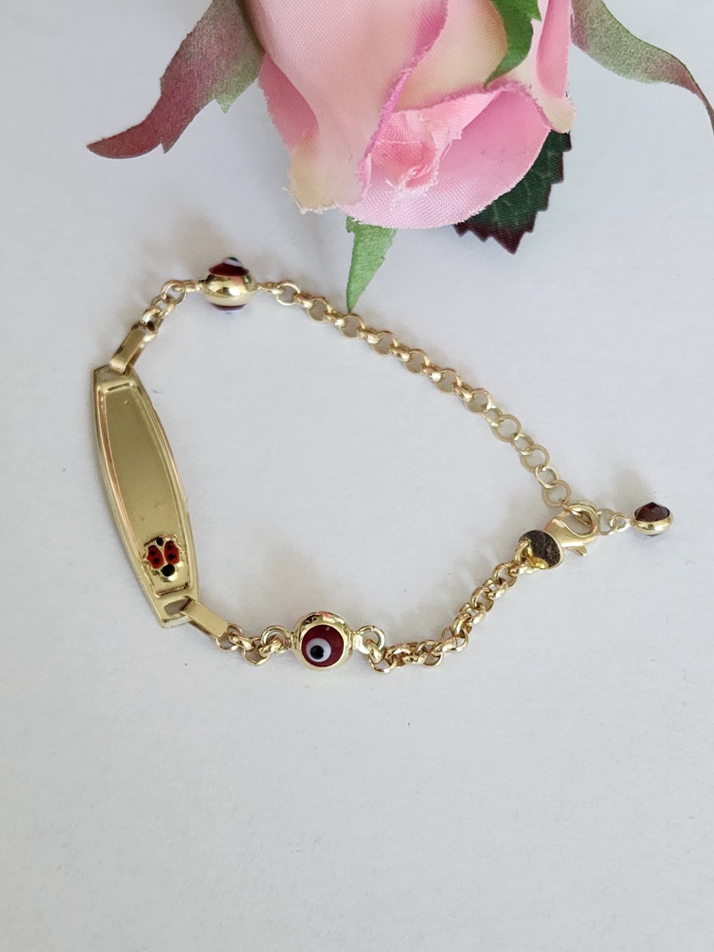 Oro 14k Pulsera para ninas