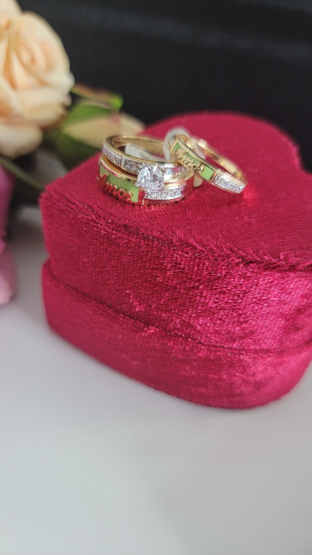 Set matrimonio 14k