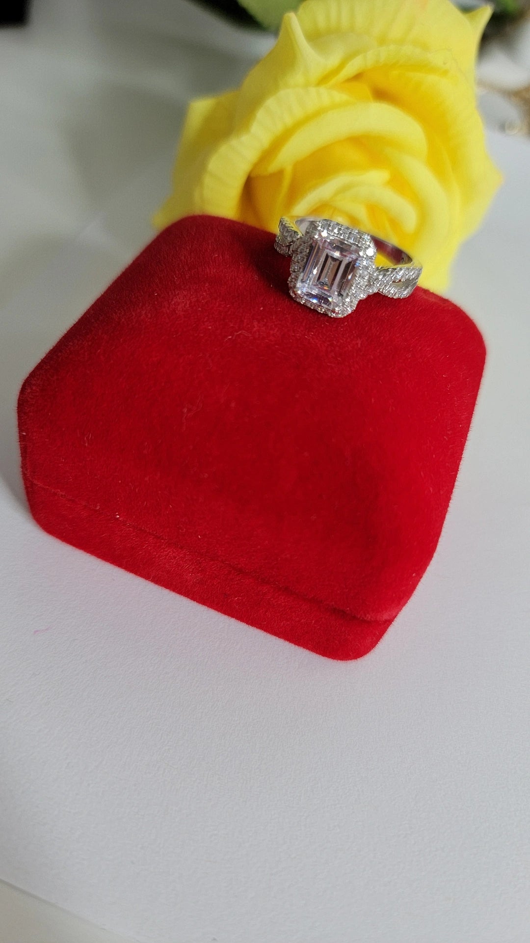Size 6 anillo plata 925