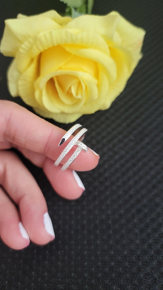 Plata 925 Anillo size 7