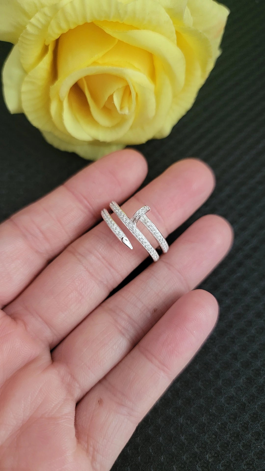 Plata 925 Anillo size 7